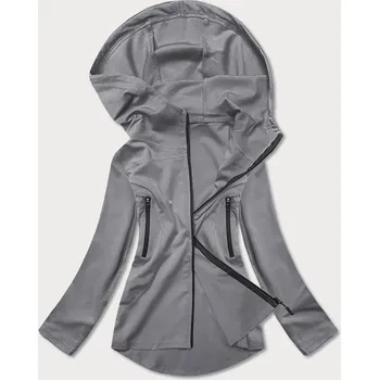 Šedá mikina s asymetrickou spodní částí (HD153-03) šedá XL (42)