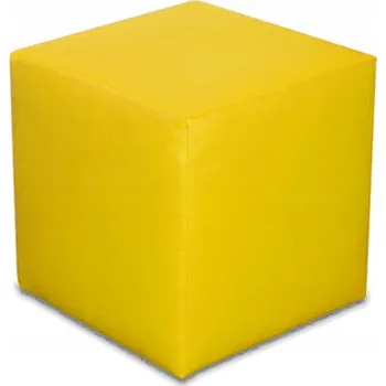 Taburet Čalouněná Taburet Platan Sofa žlutá