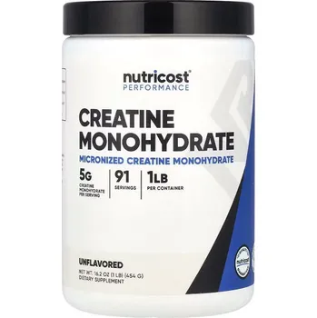 Kreatin Nutricost Creatine Monohydrate Powder (453 g, Bez příchutě)