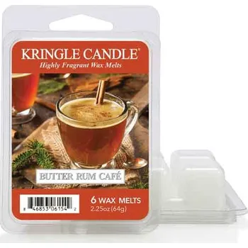 vonný vosk Kringle Candle Butter Rum Café Vonný Vosk, 64 g