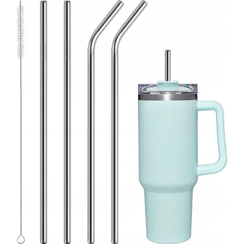 Termohrnek Brčka do hrnku Stanley, 4 ks, nerezová ocel, se štětečkem