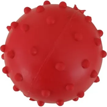 Hračka pro psa Tatrapet míč s rolničkou 6,5cm guma s ostny