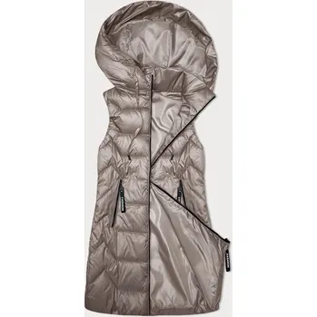 Dámská vesta Dámská vesta v barvě cappuccino s odepínací kapucí S'West (B8232-12) béžová 48