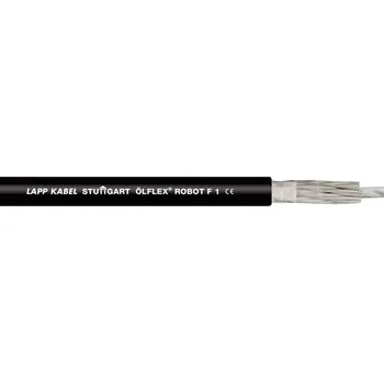 elektrický kabel LAPP 29596/50 kabel pro energetické řetězy ÖLFLEX® ROBOT F1 4 x 0.34 mm² černá 50 m