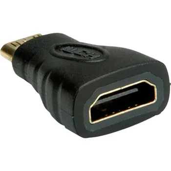 Elektrická zásuvka Value 12.99.3152 adaptér [1x mini HDMI zástrčka C - 1x HDMI zásuvka] černá 50 m