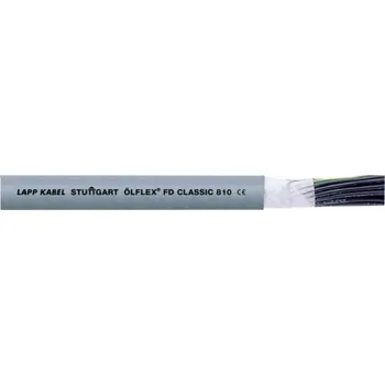 elektrický kabel LAPP 26120/100 kabel pro energetické řetězy ÖLFLEX® FD CLASSIC 810 3 G 0.75 mm² šedá 100 m