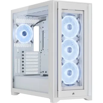 PC skříň Corsair 5000X RGB QL Edition midi tower PC skříň bílá