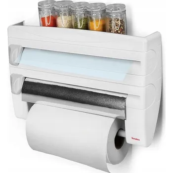 Zásobník na papírové ručníky Metaltex 254410 Držák na papírové utěrky Šedý zásobník na papírové ručníky