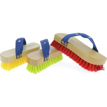 Čištění pro koně Kartáč Hippotonic -MAGNET BODY- - Světle zelená