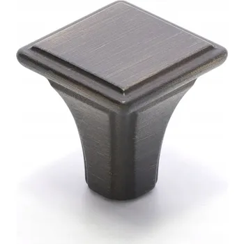 Nábytkové kování Nábytková úchytka knopka zlatá imitace 2,8 x 2,8 x 2,9 cm