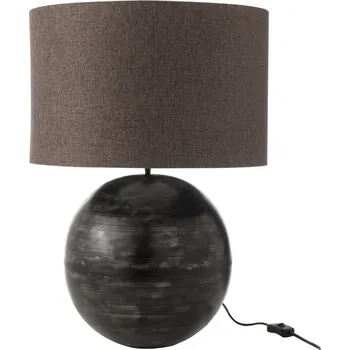 Lampička Černá kovová stolní lampa J-line Radlie 78 cm