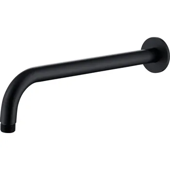 Sprchová hlavice HOPA Kulatý Držák Hlavové Sprchy Ze Zdi BAASA05K, Kov, Délka Ramene 42 cm, Barva ČERNÁ MATNÁ / CHROM / ZLATÁ / METAL GREY