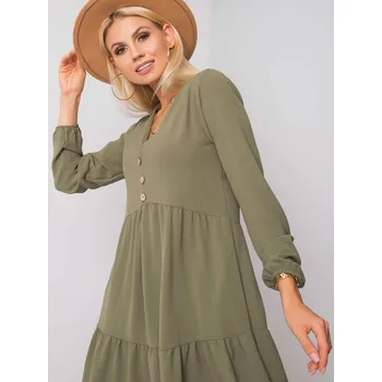 Dámské šaty Dress-D50010F30264A-khaki Sublevel kaki 3296400