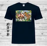 detske-levne-bavlnene-tricko-potisk-vedela-domaci-zviratka Barva: Navy - tmavě modrá, velikost: 128