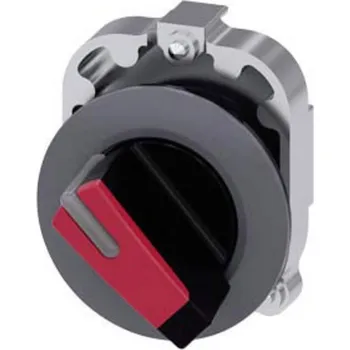 vypínač Siemens 3SU10622DC200AA0 3SU1062-2DC20-0AA0 kloubový spínač otočný přepínač červená 1 x 45 ° 1 ks