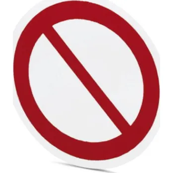 zákazová tabule Hygiena a vzdálenost samolepicí fólie (Ø) 50 mm DIN 61010-1 10 ks