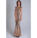 Dámské večerní šaty 15735 - YourNewStyle zlatá XL