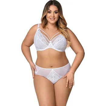 Podprsenka Měkká dámská podprsenka Ava 1824 White bílá 65G