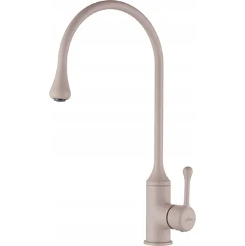 Vodovodní baterie Invena Pingo, stojánková dřezová baterie, béžová, BZ-55-L03-L