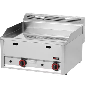 Kuchyňský gril Grilovací deska 65x48 plynová chromovaná hladká bez podestavby | REDFOX - FTHC 60 GL