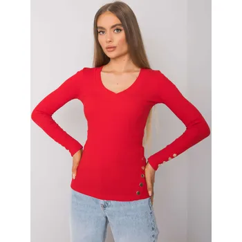 Dámské tričko Blouse-RV-BZ-7245.07-red RUE PARIS červená 3293489