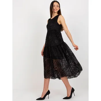 Dámské oblečení Dress-TW-SK-BI-8246.37X-black Och Bella černá 3297595