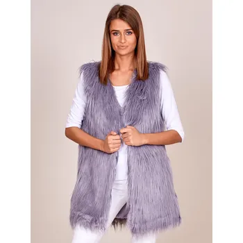 Dámská vesta Vest-AT-KZ-173501A-1.12P-gray Wool Fashion Italia šedá 3290295