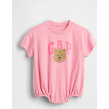 Kojenecké oblečení GAP Baby body s logem - Holky GAP růžová 3332959