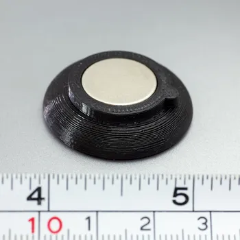 Zvedací magnet Vyrobce Velmi silný magnet v plastovém pouzdře bez potisku - černý