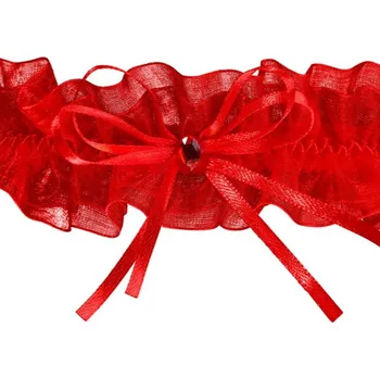 Dámské spodní prádlo PW-99 SILIKONOVÝ PODVAZEK SALAMANCA Červená Univerzální