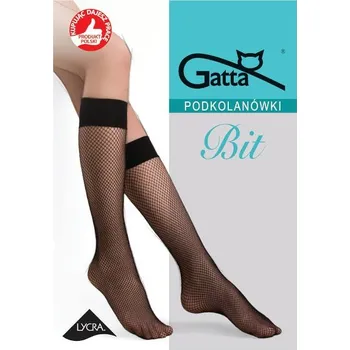 Pánské oblečení Dámské síťované podkolenky Gatta Bit Kabaretka nero/černá Univerzální