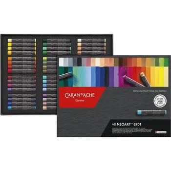 Kresba CARAN D'ACHE Voskové olejové pastely Neoart CARAN D'ACHE, 48ks