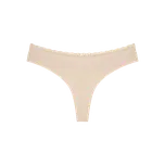 Dámská tanga Feel of Modal String - YELLOW - sv. béžová 6720 - TRIUMPH CREAMY DREAM M