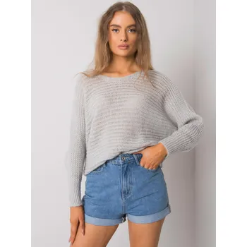 Dámský svetr Sweater-TW-SW-BI-2235.27X-grey Och Bella šedá 3292806
