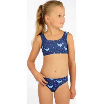 Dívčí plavky Litex Dívčí plavkové kalhotky středně vysoké 6F370 6F370 128