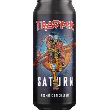 Pivo Elektrárna Trooper Saturn pivo ležák Iron Maiden 11° 0,5 l sklo