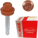 Farmářský šroub s podl. RAL 8004 4,8X35 (250ks)
