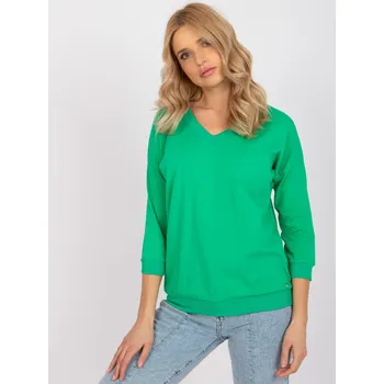 Dámská halenka Blouse-RV-BZ-7542.41X-green BASIC Feel Good zelená 3293629