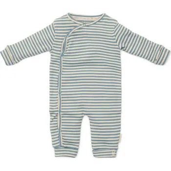 Kojenecký overall LITTLE DUTCH Overal Stone Blue Stripe vel. 68