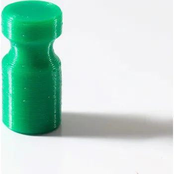 Dekorativní magnet Vyrobce Velmi silný magnet v plastovém pouzdře bez potisku - zelený Počet kusů: 10 ks