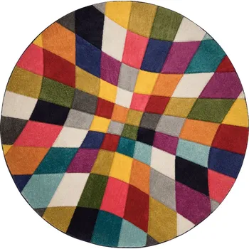 Koberec Flair Rugs Kusový koberec Spectrum Rhumba Multi kruh Rozměry koberců: 160x160 (průměr) kruh