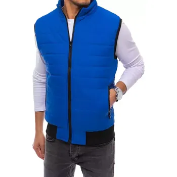 Pánská vesta Pánská prošívaná vesta modrá Dstreet DStreet modrá 3332672