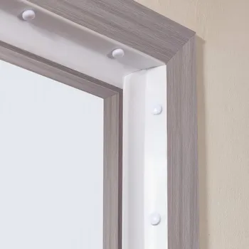 Garážová vrata Těsnění garážových vrat VEVOR, horní a boční těsnicí páska, 34 stop (9,4 m), univerzální náhradní těsnicí páska, měkký a tvrdý kompozit, odolné proti povětrnostním vlivům, TPE těsnění pro garážová vrata s lepidlem a šrouby, bílá