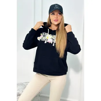 Dámská mikina Mikina s nápisem Voyage černý UNI