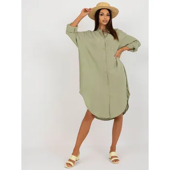 Dámské oblečení Dress-TW-SK-BE-199D.85P-pistachio Och Bella krémová 3297257