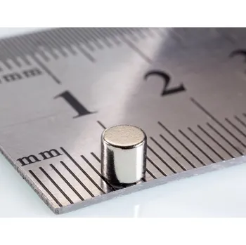 Magsy Neodymový magnet válec pr.4x4 N 80 °C, VMM5-N38 Počet kusů: 1 ks