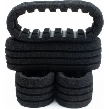 RC náhradní díl PROCIRCUIT uzavřené vložky V2 černé, 4 ks.