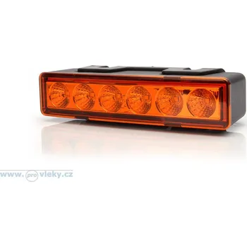 Maják WAS Maják žlutý W117 LED pro vestavbu 10-32V 7 programů Žlutá