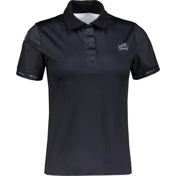 Dámské tričko Dámské funkční tričko s límečkem premium ALTISPORT VOJ/ALW000TR05 ČERNÁ XL