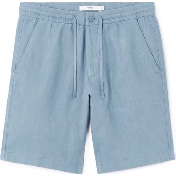 Pánské oblečení Celio Lněné kraťasy Dolinusbm - Pánské Celio šedá 3332935